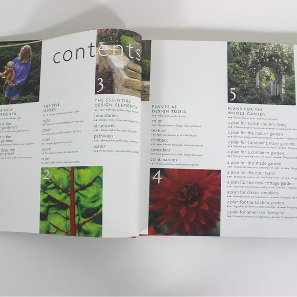 1997 The Garden Design Book Hard Cover Coffee Table Book for the Gardener - Picture 5 of 8